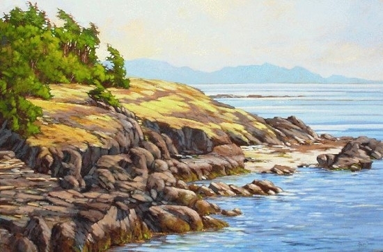Cliffs at Helliwell, Hornby Island