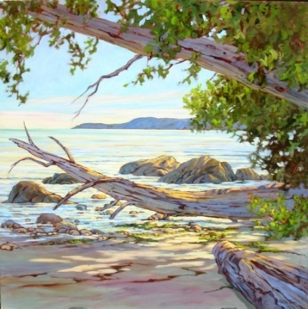 Morning Light, 48”x48”, acrylic
