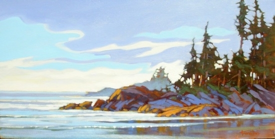 Quiet Shores, 12”x24”