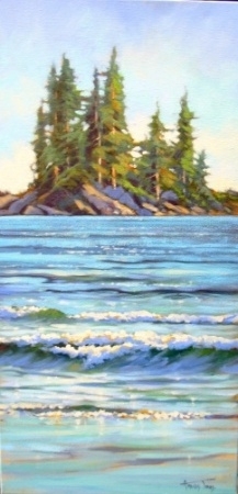 Shoreline Magic, 24”x12”