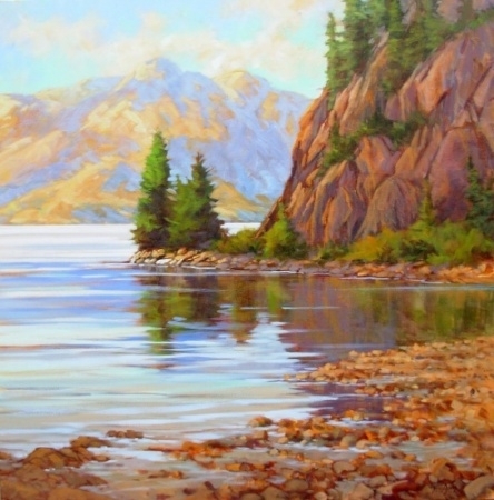 Porteau Cove, 30”x30”