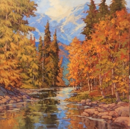 Tranquility, 48”x48”