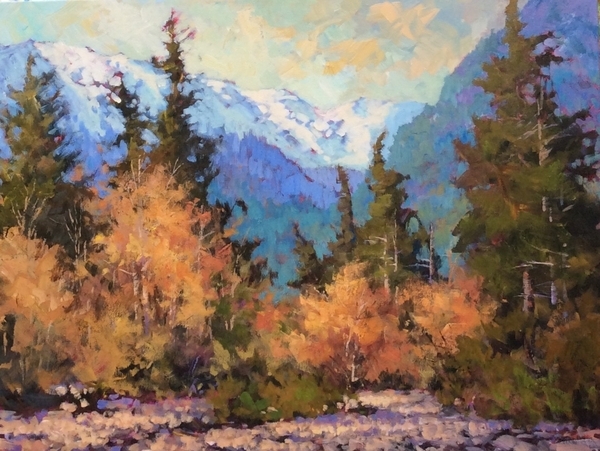 Golden Burst, 18”x24”