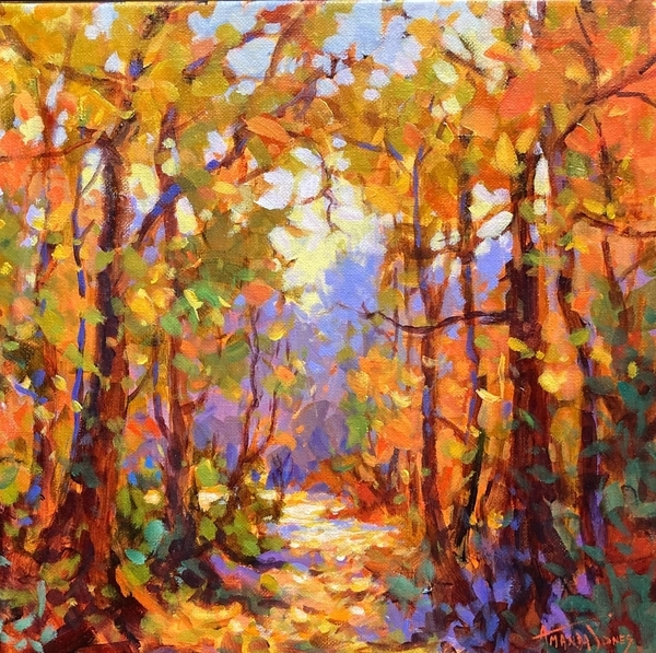 Falling Leaves, 12”x12”