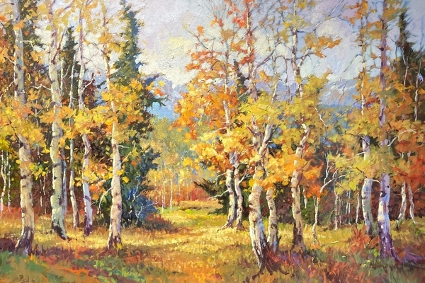 Autumn Golds, 24”x36”