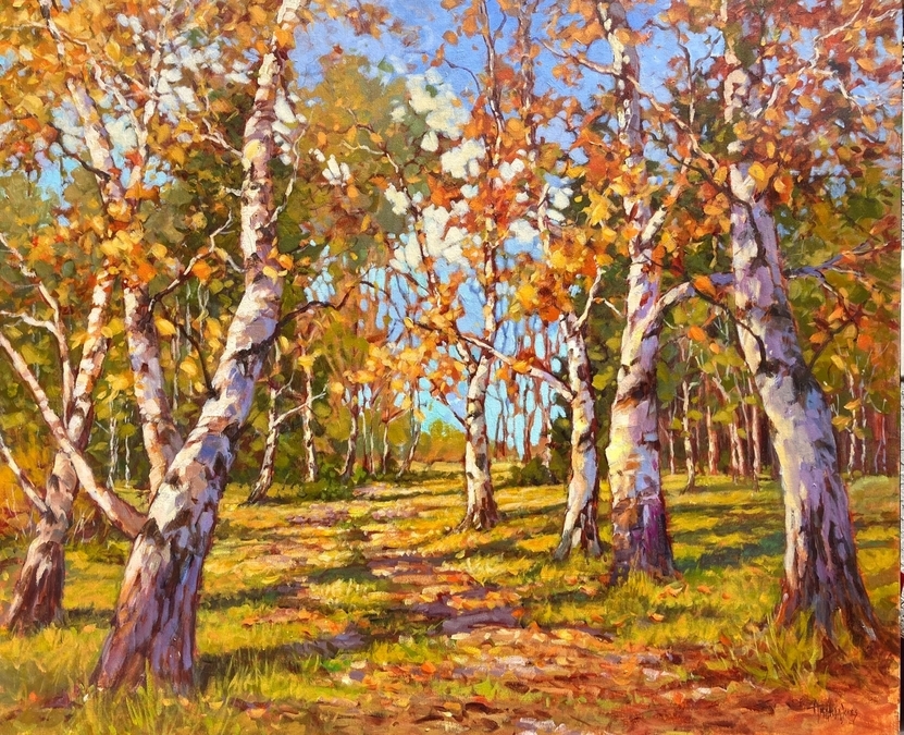 Country Lane, 30”x36”, acrylic on canvas
