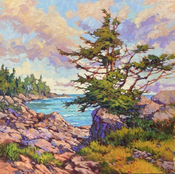 Overlook, 30”x30”, acrylic on canvas