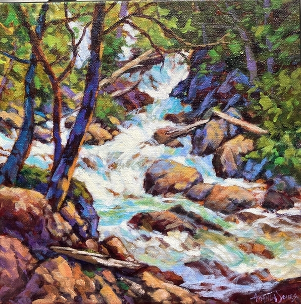 Lower Shannon Falls, 12”x12”