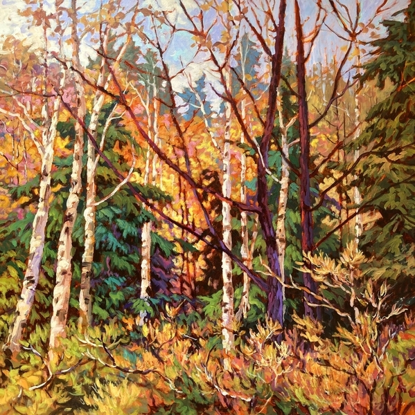 into The Woods, 30”x30”