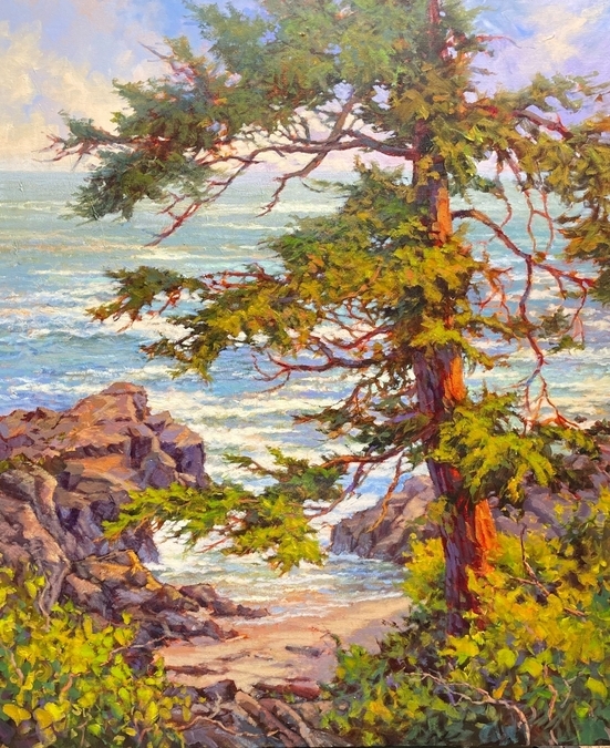 Standing Tall, 40”x30”, acrylic on canvas,