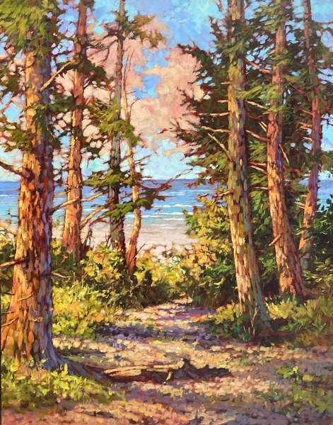 Beach Trail, 28”x22”