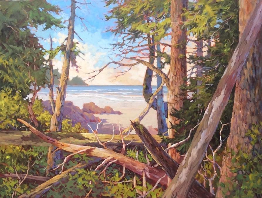 Rise and Fall, 36”x48”.