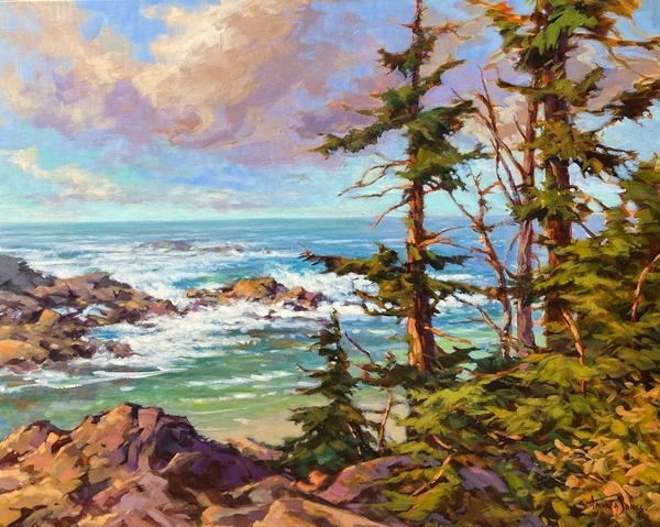 Ocean Spray, 24”x30”, acrylic