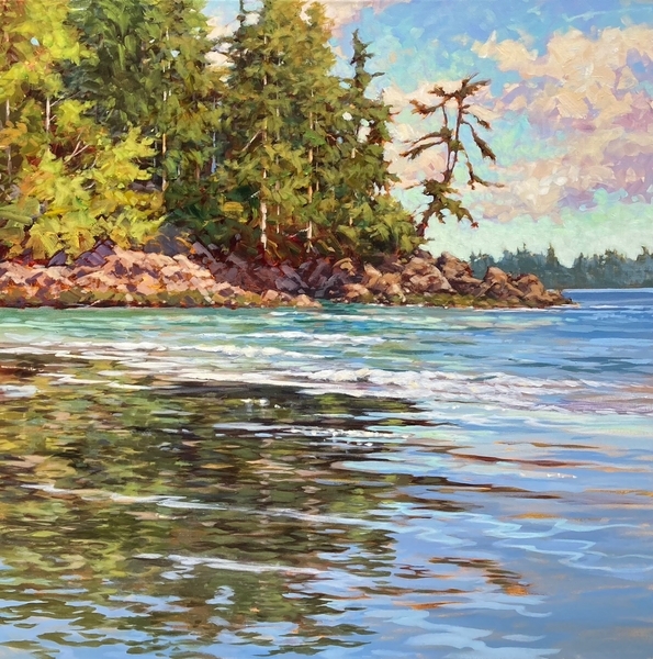 Tonquin Reflections, 30”x30”, acrylic